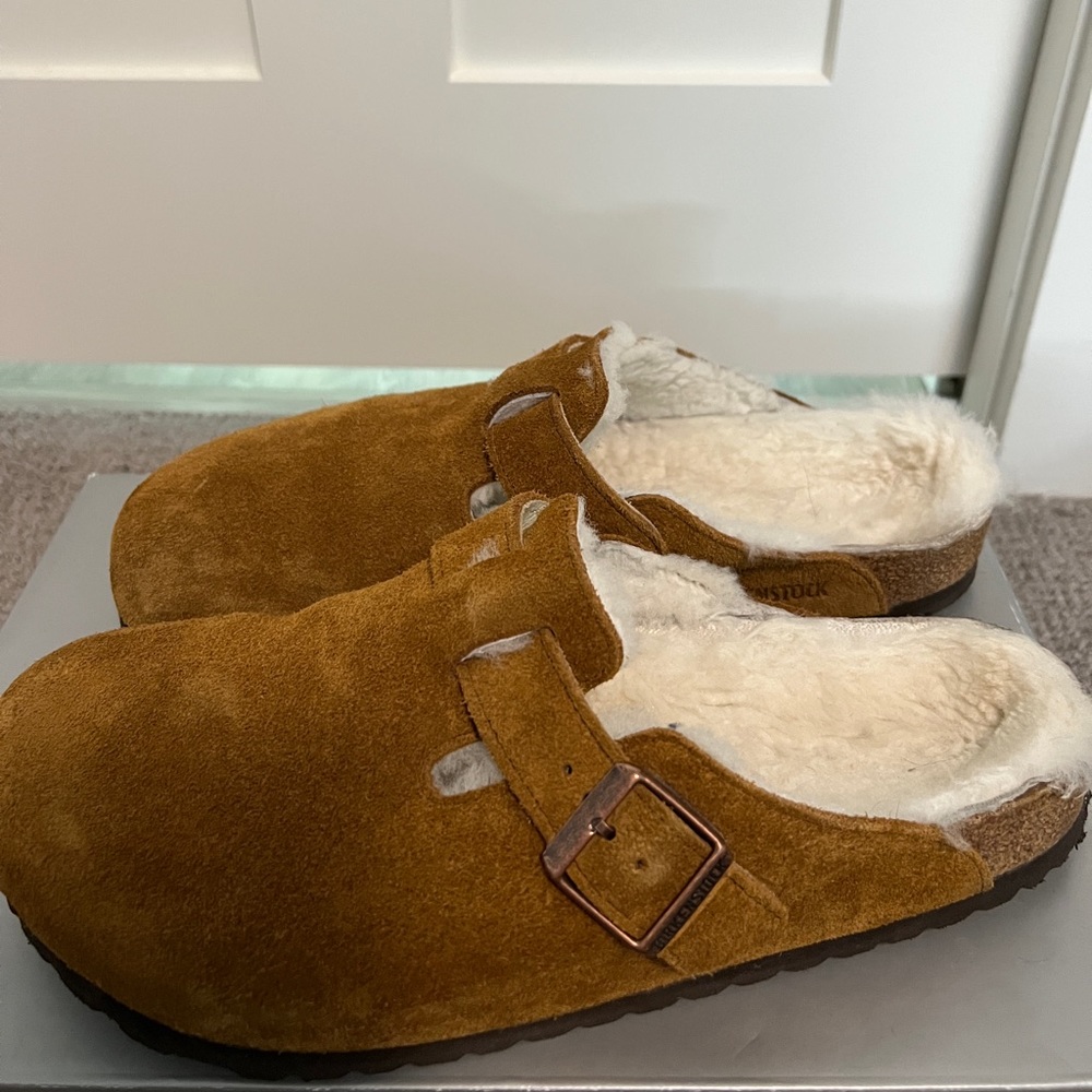 Birkenstock Shearling Clogs